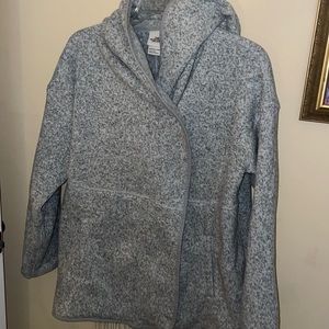 North Face wrap jacket with hood
